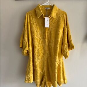 Coco Willow Rae Terry Towelling Playsuit